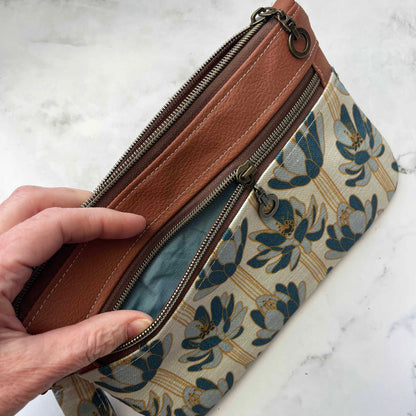 Two-Tone Wristlet Pouch – Aussie Art Deco Delight