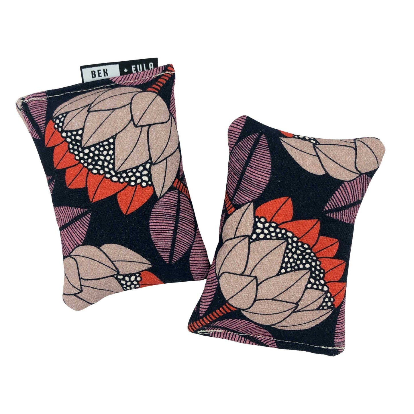 Hand Warmer - Navy Red Protea