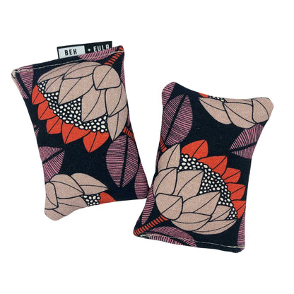 Hand Warmer - Navy Red Protea