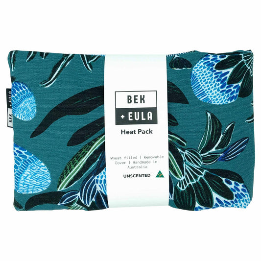 Extra Large Segmented Heat Pack - Banksia Teal