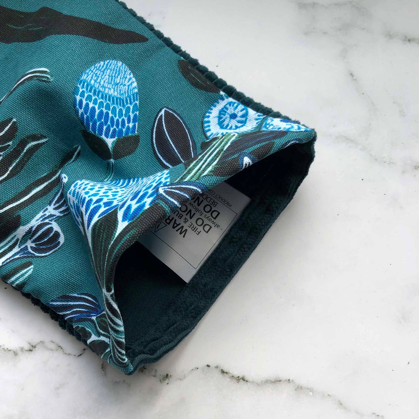 Teal Banksia Large Heat Pack 40x15cm
