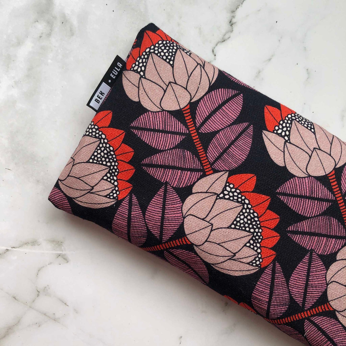 Large Heat Pack - Navy Red Protea