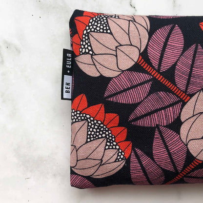 Medium Heat Pack - Navy Red Protea