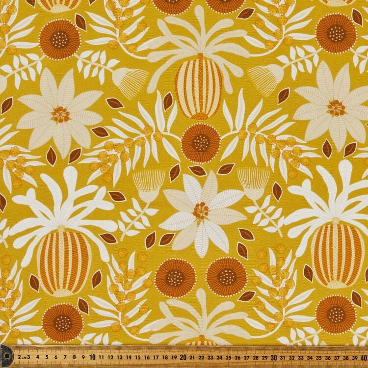 Extra Large Segmented Heat Pack - Mustard Wattle