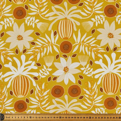 Extra Large Segmented Heat Pack - Mustard Wattle