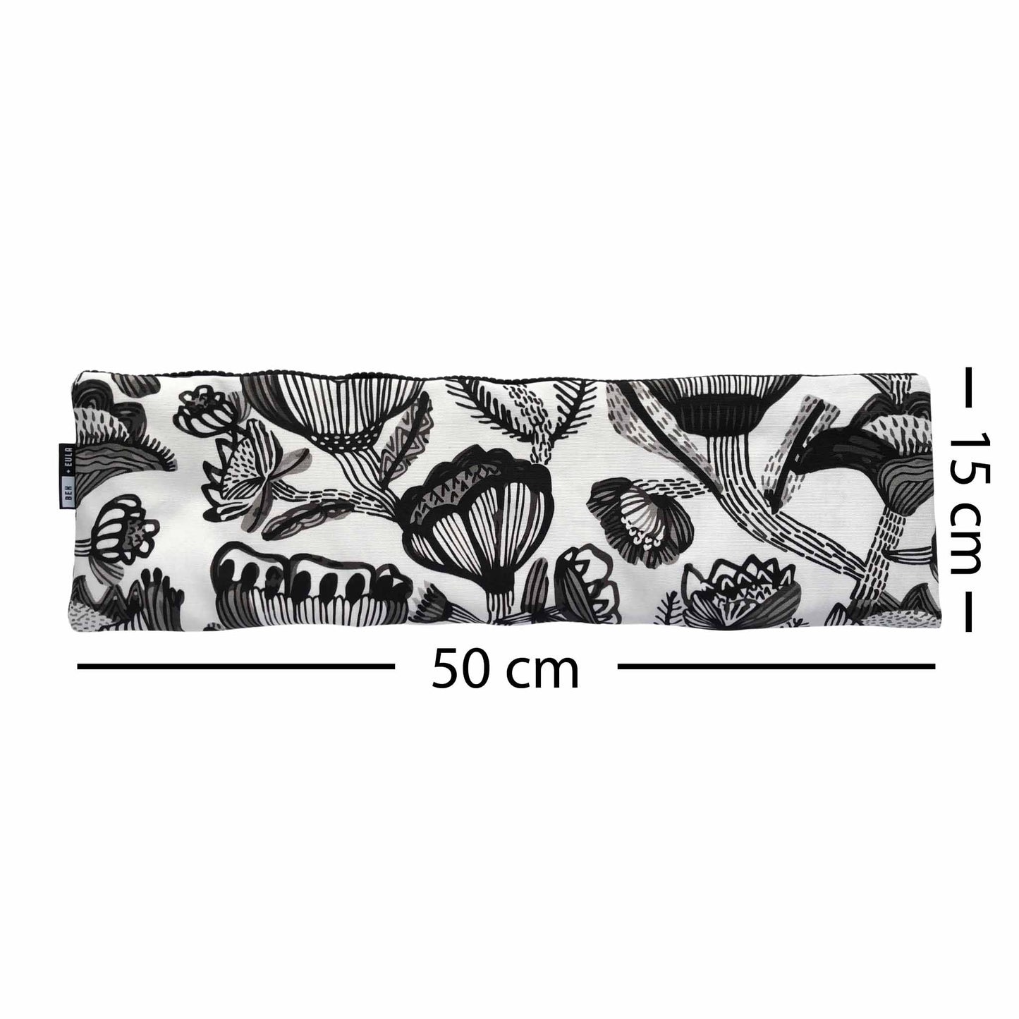 Mono Florals Extra Large Heat Pack 50x15cm