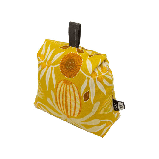 Weighted Door Stop - Wattle Mustard