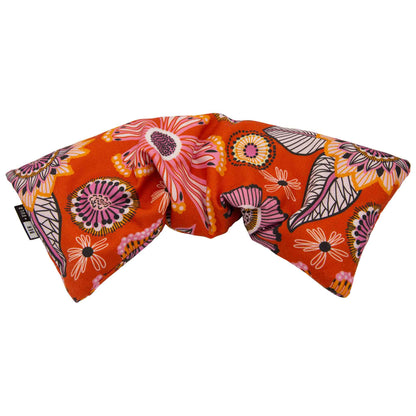 Wheat heat pack - retro print, removable cover